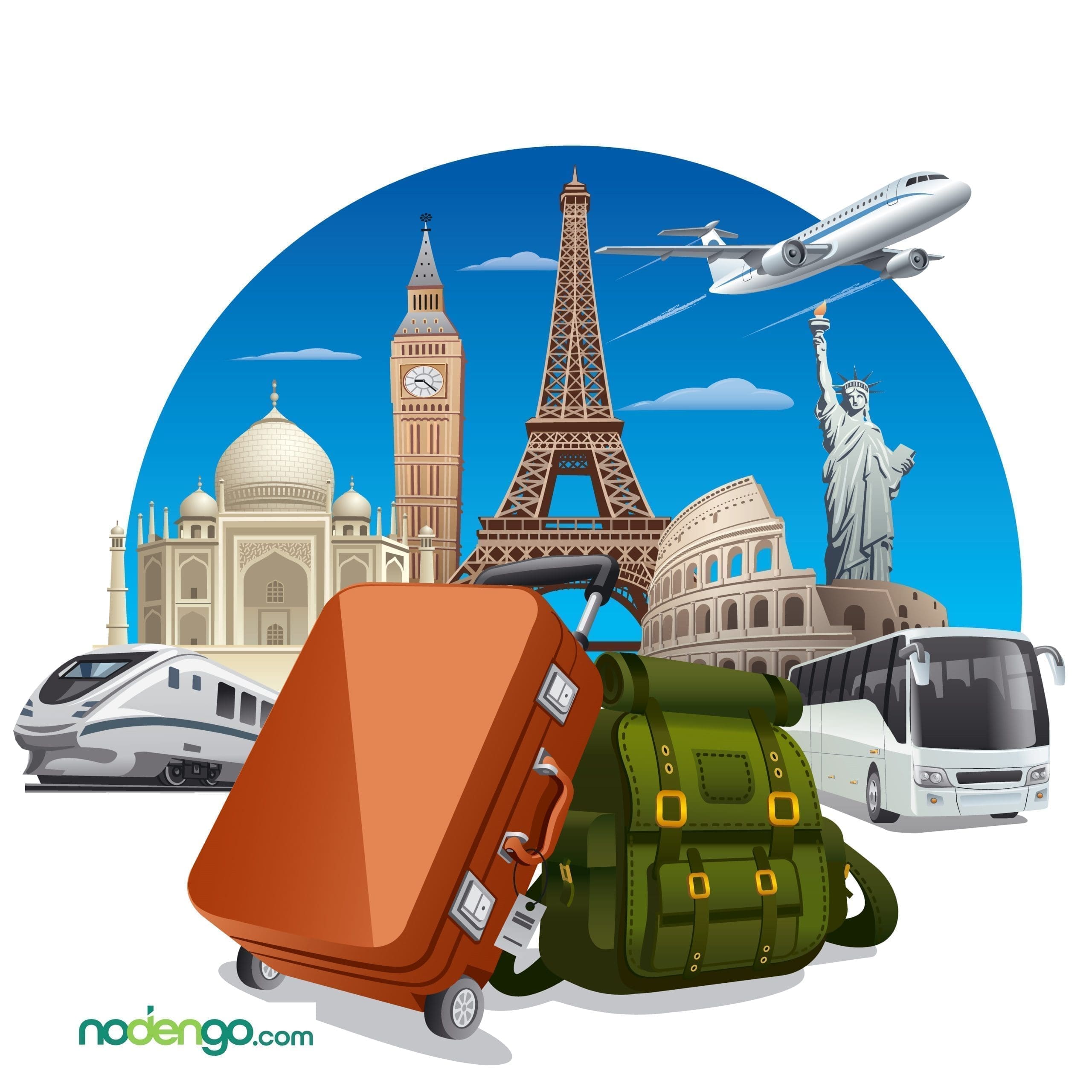 travel and tourism logo nodengo.com